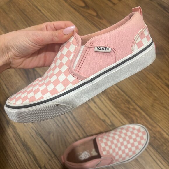 Vans Little Kids Classic Slip-On Checkerboard Shoes - Picture 4 of 4
